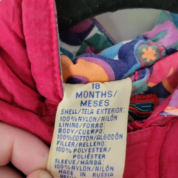 Vintage Okie Dokie Toddler Winter Coat Size 18 months 90s Nostalgia Boys / Girls - Picture 4 of 13